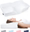 Groye Adjustable Neck Pillows for Pain Relief Sleeping Enhanced Ergonomic WHITE Like New