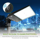 ASD LED Parking Lot Light Fixture Slip Fitter Bracket Dusk to Dawn 300W 44000LM - Brand New