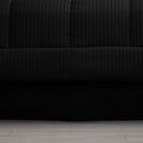 SWEET HOME COLLECTION QUEEN COMFORTER SET 8 PIECE BAG 8PC-CMF-BIB-Q-BLK - BLACK - Like New