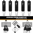 VEICK RESISTANCE BANDS, EXERCISE BANDS, WORKOUT BANDS, HANDLE, VK-RBG150 - GRAY - Like New