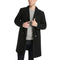 BEN SHERMAN MEN'S BRENTON DOUBLE BREASTED WOOL OVERCOAT - SIZE: MEN S - BLACK - Brand New
