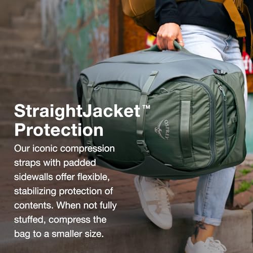 OSPREY SOJOURN PORTER 46L TRAVEL BACKPACK CARRY-ON COMPLIANT LUGGAGE BLACK - Like New