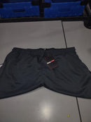 JUMP START MEN'S MESH QUICK DRY ATHLETIC SHORTS - SIZE: XL - CHARCOAL/WHITE - Brand New