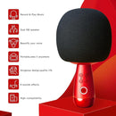 CALF G2 Bluetooth Wireless Portable Handheld Karaoke Microphone - BLACK/RED - Like New