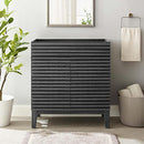 MODWAY 30 IN. RENDER BATHROOM VANITY CABINET - CHARCOAL - Like New