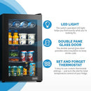 NEWAIR 100 CAN BEVERAGE REFRIGERATOR REFRIGERATOR - BLACK - Like New