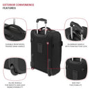 SwissGear Apex Exec Wheeled Rolling Duffel, 8-Day Capacity, Soft-Shell Luggage - Like New