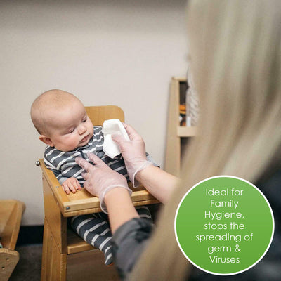 WALLY PLASTIC PREMIUS DISPOSABLE VINYL GLOVES, 100 COUNT, XL - CLEAR - Brand New