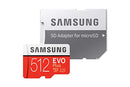 SAMSUNG EVO PLUS MICROSD + ADAPTER MB-MC512HA/EU - Like New