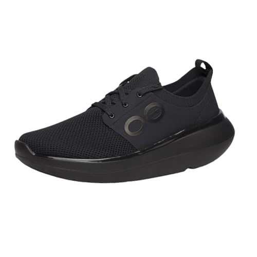 09012024 OOFOS WOMEN'S OOMY STRIDE SNEAKER BLACK SIZE 9 - Brand New