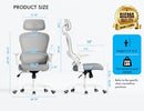 TRALT OFFICE CHAIR - ERGONOMIC OFFICE CHAIR WITH BACK SUPPORT, COMPUTER CHAIR - Like New