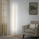 GENERIC 55" RGB METAL CORNER LAMP MINIMALIST LED FLOOR LAMP-1 LAMP - GOLD - Like New