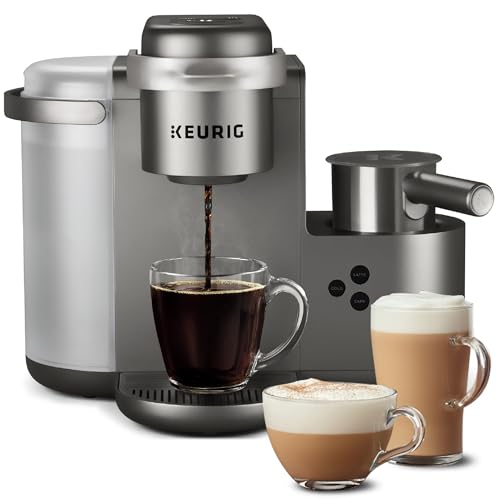 KEURIG K-CAFE SPECIAL EDITION SINGLE SERVE K-CUP POD COFFEE - NICKEL - Like New