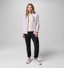 COLUMBIA ESSENTIAL HIKE GRID FLEECE FULL ZIP SIZE: WOMEN L - LAVENDER PEARL - Brand New