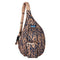 KAVU ORIGINAL ROPE BAG SLING PACK WITH ADJUSTABLE ROPE CHEVRON SHORE - Brand New