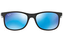 RJ9062S RAY-BAN UNISEX-CHILD BLUE/BLACK RECTANGULAR 3N BLUE/BLACK SIZE 46-3N - Like New