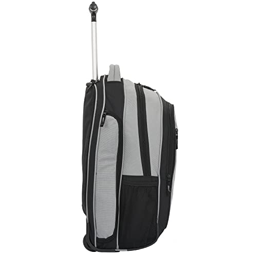 WRANGLER DOBSON COLLECTION FEATURING DUFFEL TRAVEL, 19" ROLLING BACKPACK - GRAY - Brand New