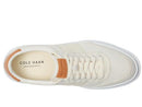 C38534 COLE HAAN MEN'S GRANDPRO RALLY CANVAS II SNEAKER SIZE MEN 12 TAN/WHITE - Like New