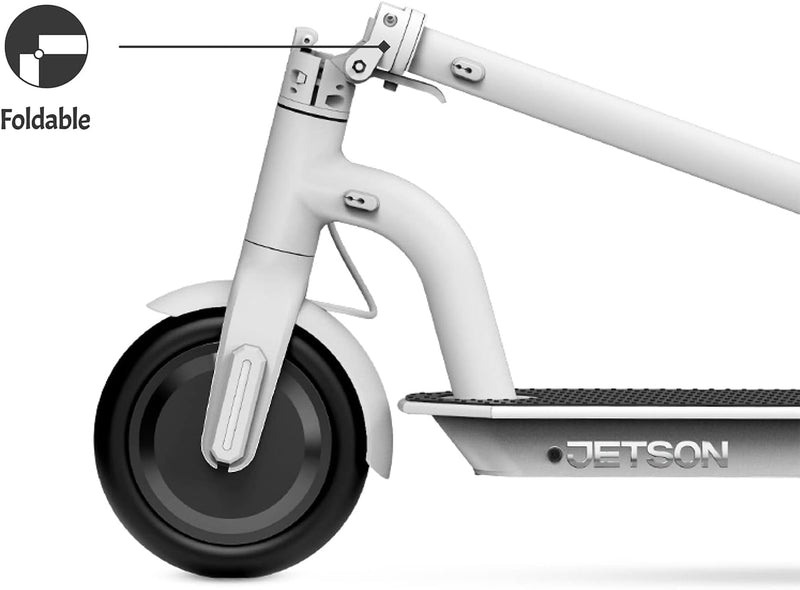 JETSON Eris folding electric scooter with Phone Holder and LCD Display - WHITE Like New