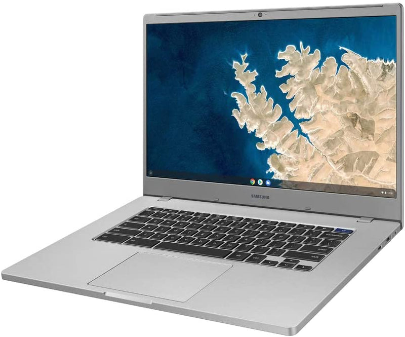 SAMSUNG CHROMEBOOK 15.6" FHD N4000 4 32GB SSD SILVER XE350XBA-K01US W10 - Like New