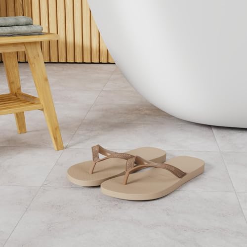 HAVAIANAS WOMEN'S SLIM SEASON FLIP FLOP - SIZE: WOMEN 6 (EU W37/38) - ROSE GOLD - Brand New