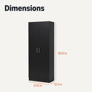 Amazon Basics Storage Cabinet for Kitchen Pantry, Black - Like New