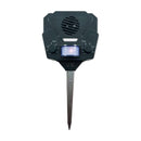 BIRD-X SOLAR YARD GARD ULTRASONIC SOLAR-POWERED ANIMAL DECOY - BLACK - Like New