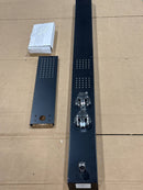 SASHA 59" RAINFALL BODYSPRAY PANEL HANDHELD SHOWER WAND - MATTE BLACK - Like New