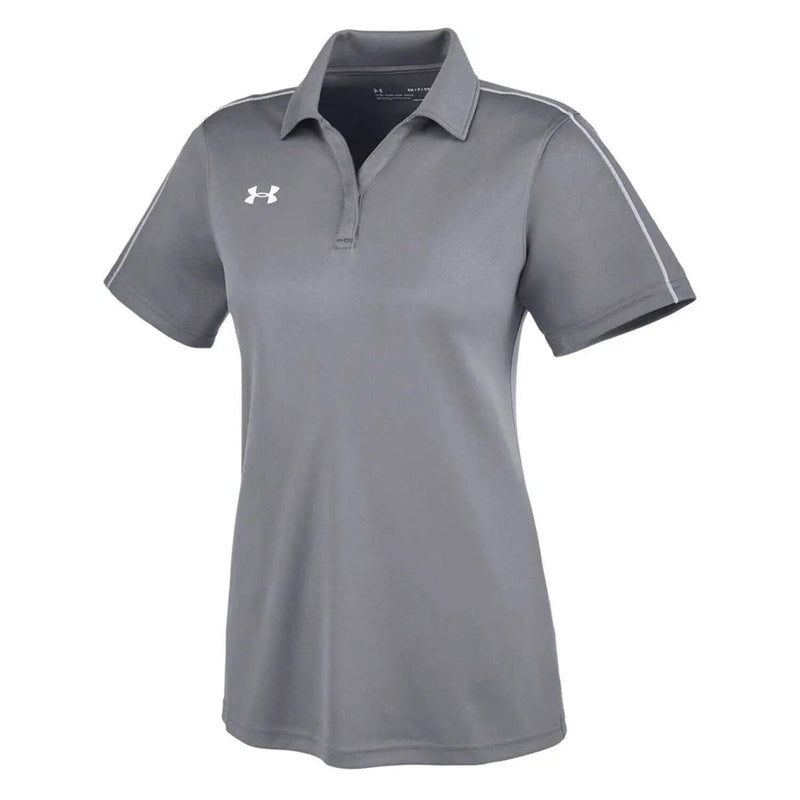 UNDER ARMOUR WOMEN'S TECH POLO - SIZE: WOMEN XS - GRAPHITE/WHITE - Brand New
