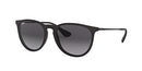 RAY-BAN RB4171 ERIKA ROUND - RUBBER BLACK/LIGHT GREY GRADIENT DARK GREY - 54 mm - Like New