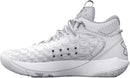 UNDER ARMOUR UNISEX HOVR HAVOC 5 CLONE TEAM 3024979-102 WHITE/BLACK 12 Like New