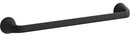 B09MRFQYGW-NEW Cursiva 18 in. Towel Bar in Matte Black - Brand New