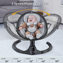 BABYBOND BABY SWINGS FOR INFANTS TO TODDLER | BLUETOOTH BABY SWING - BLACK - Like New