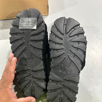 UGG WOMEN'S COZETTA CURLY SLIPPER - SIZE: WOMEN 9 - BLACK - Like New