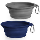 Rest EAZZZY DOG CAN LIDS (2 Pack) 550 ML SILICONE BOWLS 3B11PTBOWL05GRYDBL - Brand New