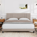 Novilla QUEEN BED FRAME WITH HEADBOARD BED FRAME QUEEN SIZE NO BOX SPRING NEEDED - Like New