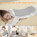 Deepsoon Heating Electric Heating Pad, 24x12 Inch, TK-HP2412N - Light Gray - Like New