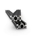 FEYRINX 2PCS 2040 Aluminum Extrusion Profile 3D Printer 450mm - Black - Brand New