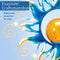 Solar Lights Outdoor Garden Decor - Metal Sun Crackle Glass Globe Stake - Like New