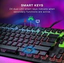 TURTLE BEACH VULCAN II MAX OPTICAL-MECHANICAL PC GAMING KEYBOARD TBK-1001-10-US - Like New