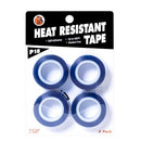TSSART P18 Heat Tape Blue Heat Press Vinyl Sublimation 4Pack 0.8"x54FT - Brand New