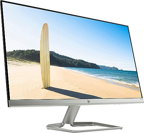 HP 27" 1920x1080 Pixel FHD LED Piatto Argento 27FW - WHITE - Like New