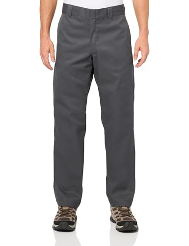 DICKIES 873 SLIM FIT WORK PANTS MEN 32 X 32 CHARCOAL - Brand New