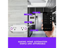 TOVA DUAL SMART WI-FI PLUG - WHITE - Like New
