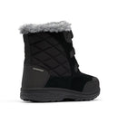COLUMBIA WOMEN'S ICE MAIDEN SHORTY SNOW BOOTS WOMEN 10.5 BLACK/COLUMBIA GREY - Like New