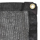 50% Shade Cloth Taped Edge Grommets 12x14 ft Shade Fabric B093KYRYCV - Black - Brand New