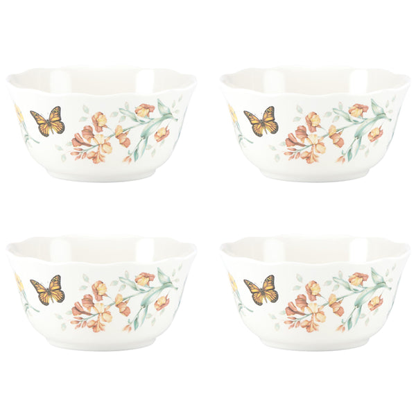 LENOX BUTTERFLY MEADOW MELAMINE ALL-PURPOSE BOWL, LIGHTWEIGHT, 4-PIECE 856406 - Brand New