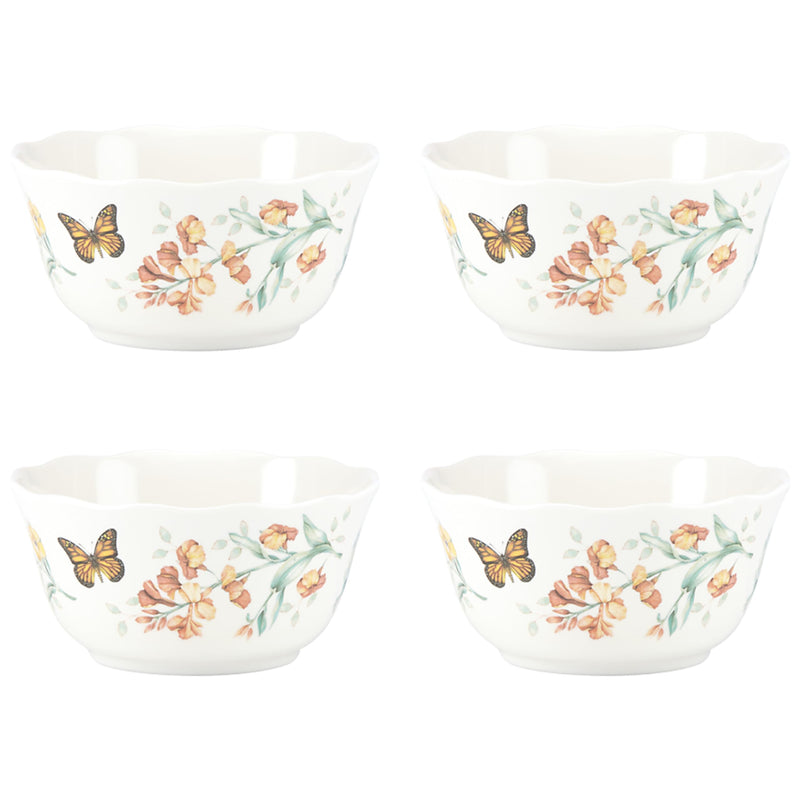 LENOX BUTTERFLY MEADOW MELAMINE ALL-PURPOSE BOWL, LIGHTWEIGHT, 4-PIECE 856406 - Brand New
