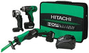 Hitachi 10.8 Volt 3-Tool Combo Kit Drill/Driver, Saw and Flashlight - KC10DBL - Brand New