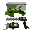 JIEOTWICE DUAL-USE 7.2V RECHARGEABLE PRUNING SHEAR LITHIUM BATTERY - GREEN Like New